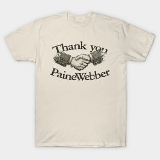 Thank You PaineWebber 1983 T-Shirt